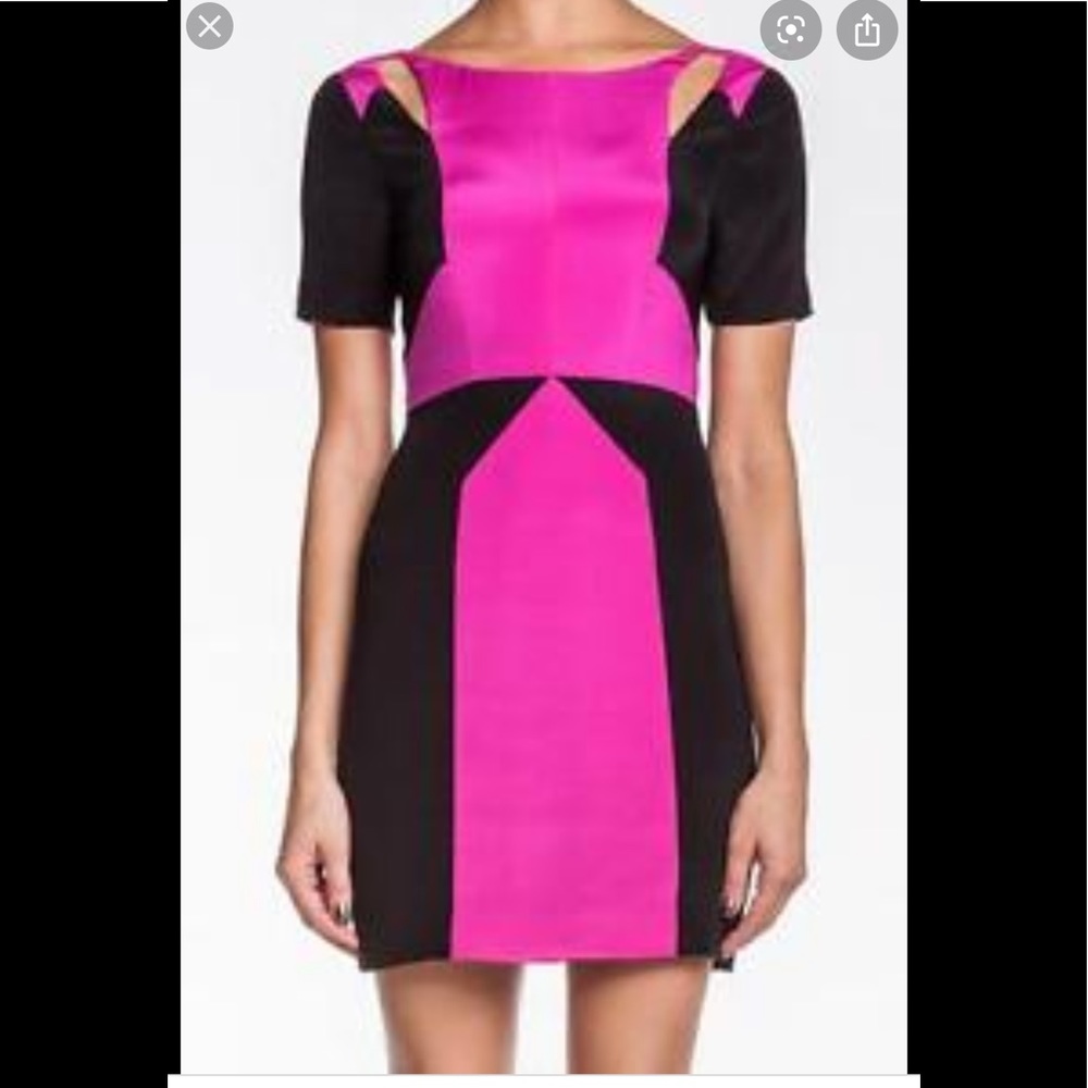 Rebecca Minkoff Women's Crystal Colorblock Ponte Dress
